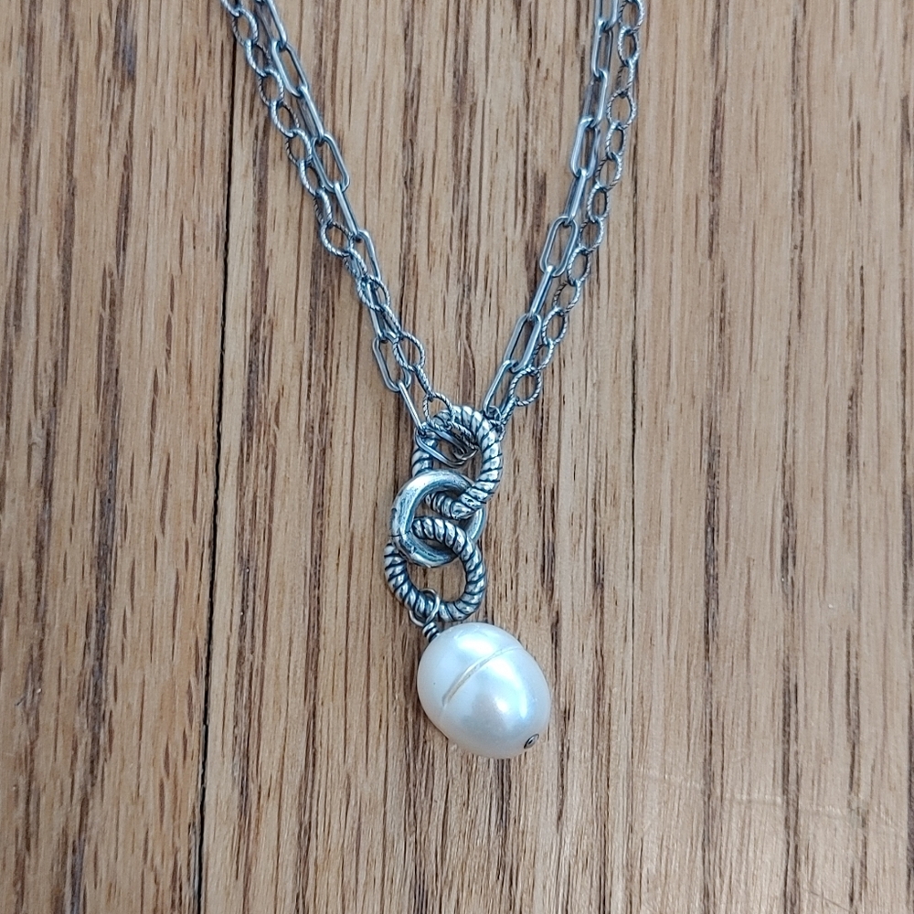 Silpada Pearl Drop Necklace